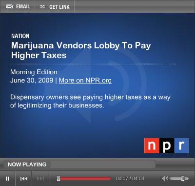 NPR Oakland Cannabis Tax