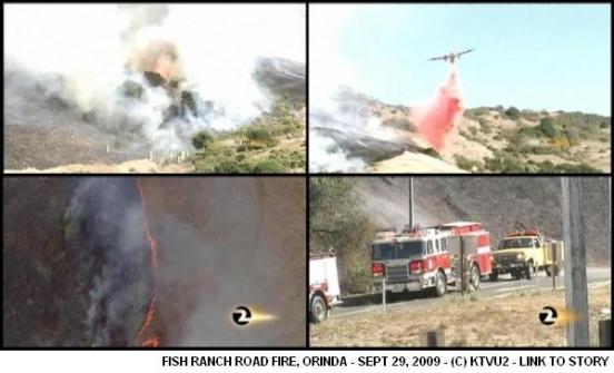 Fish Ranch Fire - Sept 2009