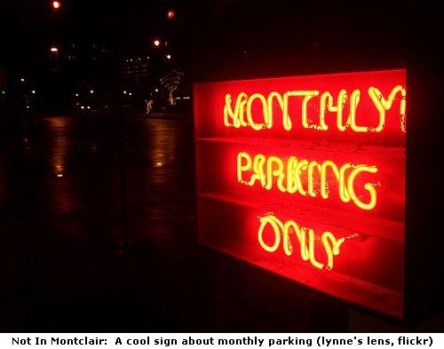 Monthly Parking Only