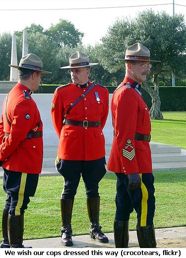 Three Canadian Cops